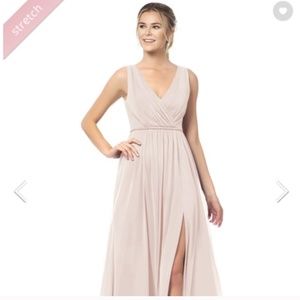 Tanicia Azazie Vintage Rose Blush Bridesmaid Dress